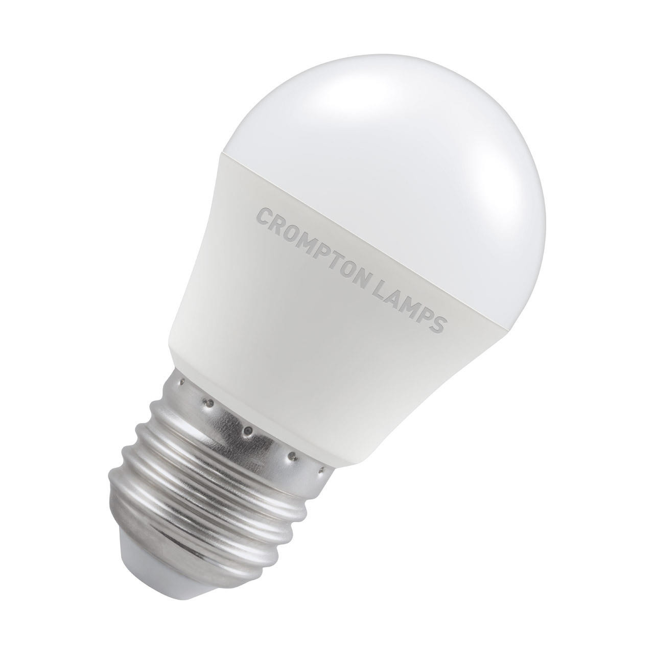 Crompton Lamps LED Golfball 5W E27 Dimmable Daylight Opal (40W Eqv)