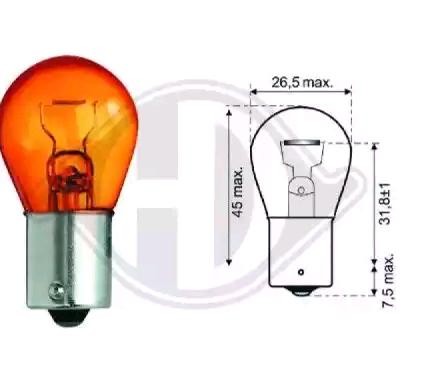DIEDERICHS Light Bulbs P21W LID10048 Bulb, indicator VW,AUDI,MERCEDES-BENZ,Golf IV Schrägheck (1J1),Golf V Schrägheck (1K1),POLO (9N_)