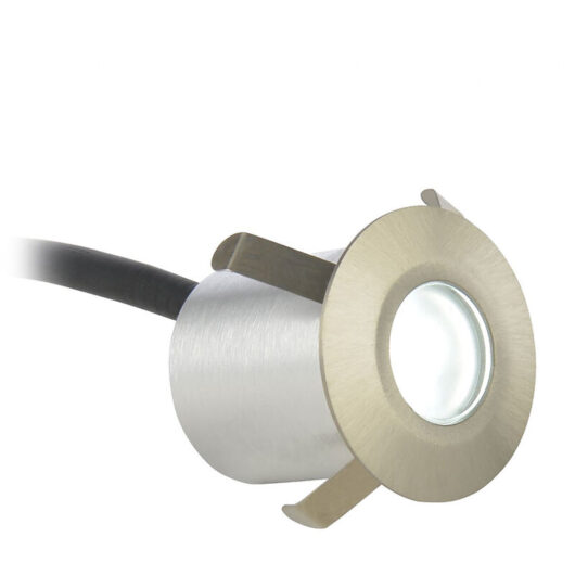 Decking Plinth led Recessed Light Daylight White - Satin Nickel - Litecraft