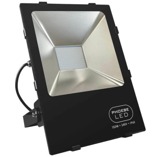 Phoebe LED Floodlight 150W Atlas Daylight 120° Black IP65