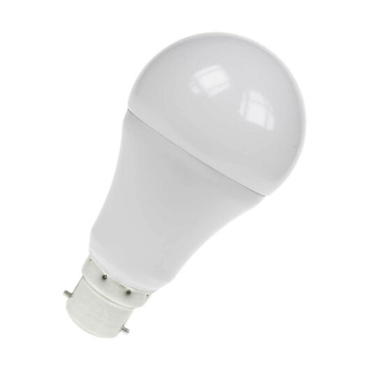 Prolite LED Sensor Light GLS 6W B22 Dusk Til Dawn Warm White Opal