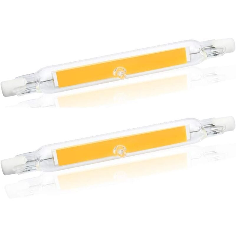 Aougo - 5W R7s 78MM J78 cob Filament led Bulb, 500 Lumens 360 Degree, 30W 48W 50W Halogen Bulb Equivalent, Perfect for Home, Kitchen, Room, Balcony,