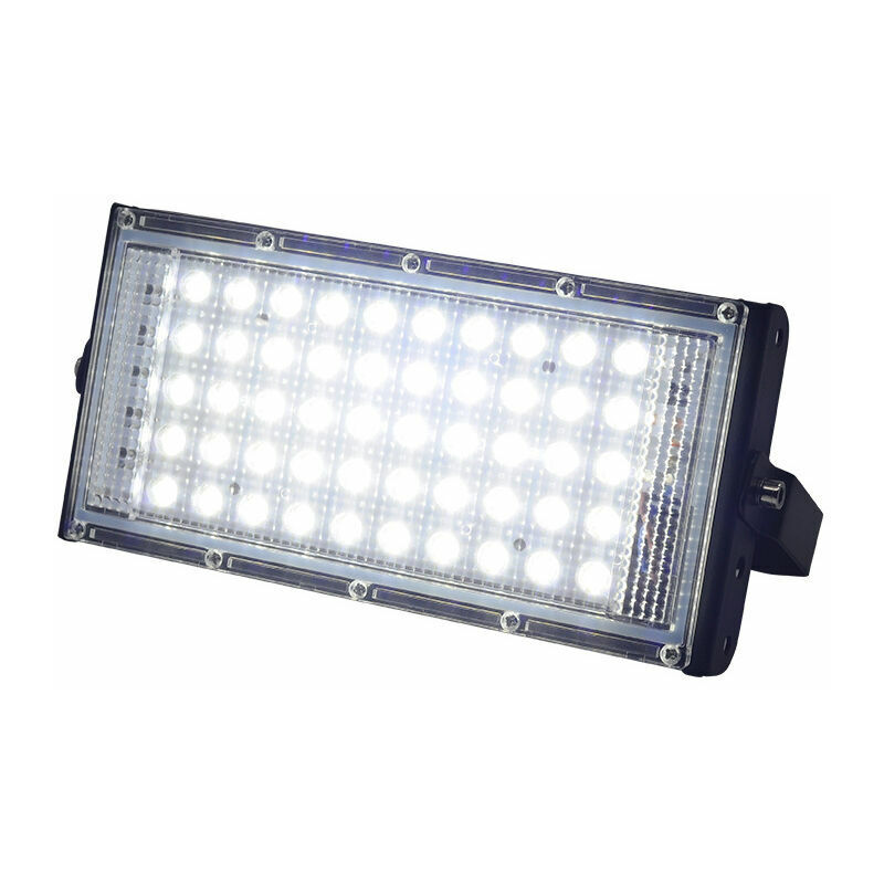 Linghhang - Super Bright Outdoor led Flood Light (1 Pack 100W) Waterproof IP66 Daylight White for Yard Garage Sports Field