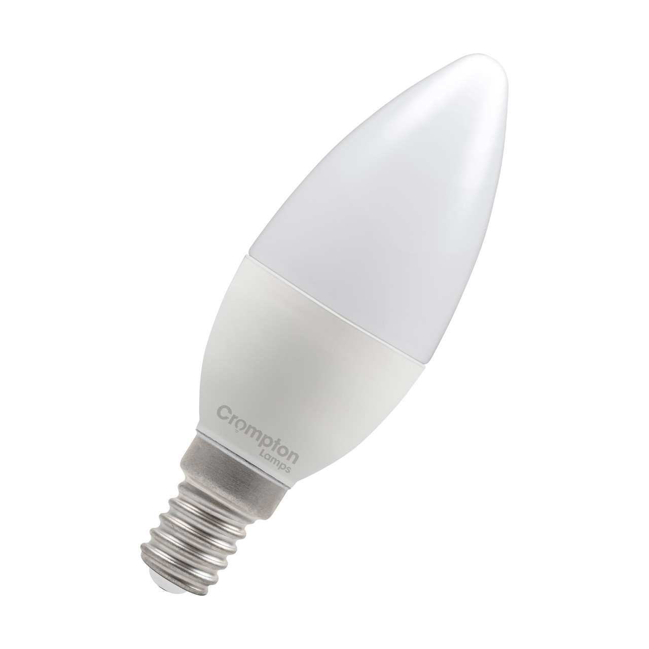 Crompton Lamps LED Candle 2.2W E14 Daylight Opal (25W Eqv)