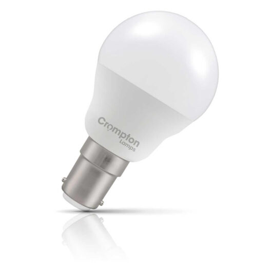 Crompton Lamps LED Golfball 2.2W B15 Daylight Opal 25W Eqv