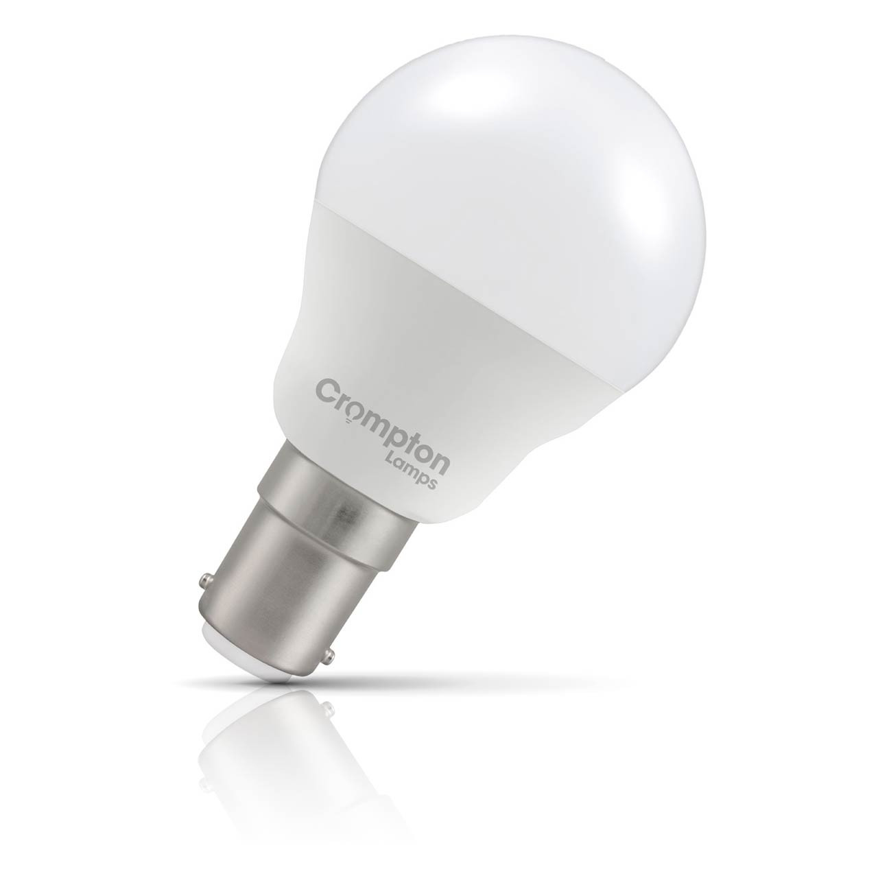 Crompton Lamps LED Golfball 4.2W B15 Daylight Opal 40W Eqv
