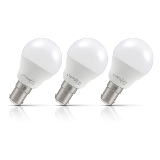 Crompton Lamps LED Golfball 4.2W B15 Dimmable 3-Pack Daylight Opal 40W Eqv