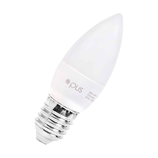 Opus LED Candle 5W E27 Dimmable Daylight Opal (40W Eqv)
