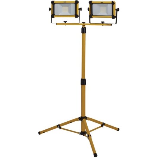 Draper 03212 Tripod Sit-Light with Dual 20W Bulbs, 4400 Lumens, 230V Portable Work Light
