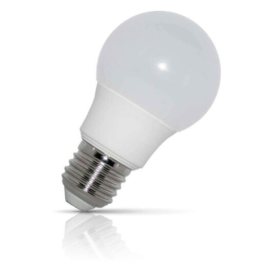 Opus GLS LED Light Bulb E27 6W (40W Eqv) Daylight Opal Screw Thermal Plastic Frosted
