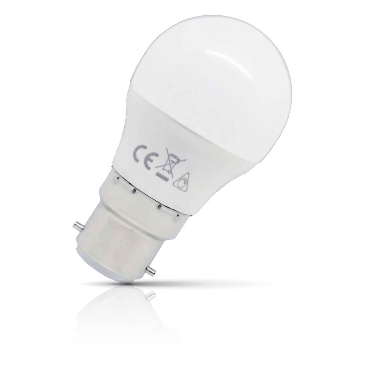 Opus Golfball LED Light Bulb B22 5.2W (40W Eqv) Dim Daylight Opal Round Bayonet Frosted