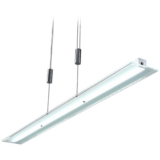 Led Ceiling Lightdimmable 'Sladja' made of Glass for Living Room & Dining Room