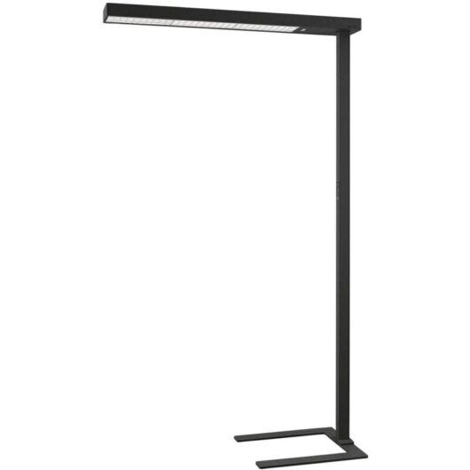 Led Floor Lampdimmable 'Susi' made of Aluminium for Office & Workroom