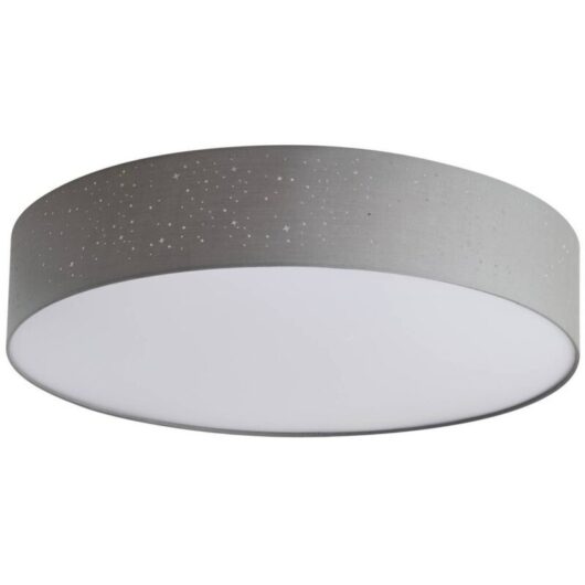 Lindby - led Ceiling Lightdimmable 'Ellamina' made of Textile for Living Room & Dining Room