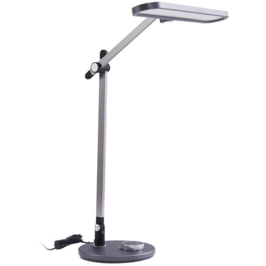 Lindby - led Table Lampdimmable 'Elvir' made of Aluminium for Living Room & Dining Room