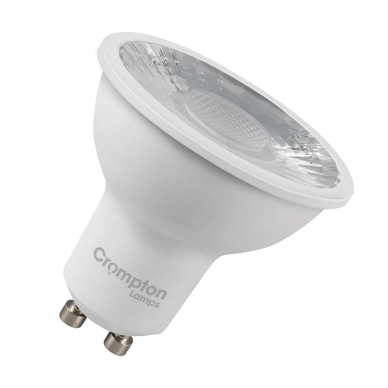 Crompton LED GU10 Spotlight Bulb 3.5W Dimmable Daylight 6500K Halogen Replacement