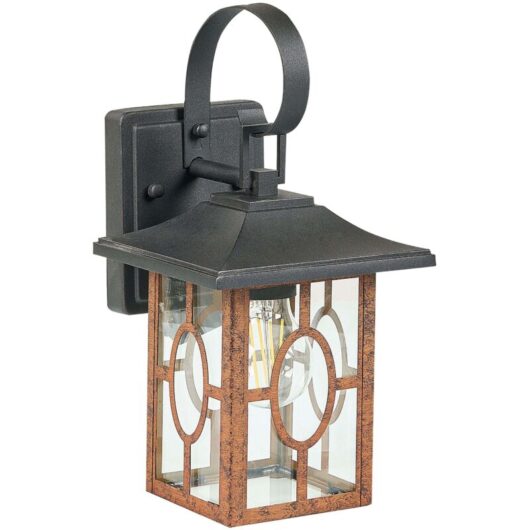 Outdoor Wall Light SHAGGIE Brown