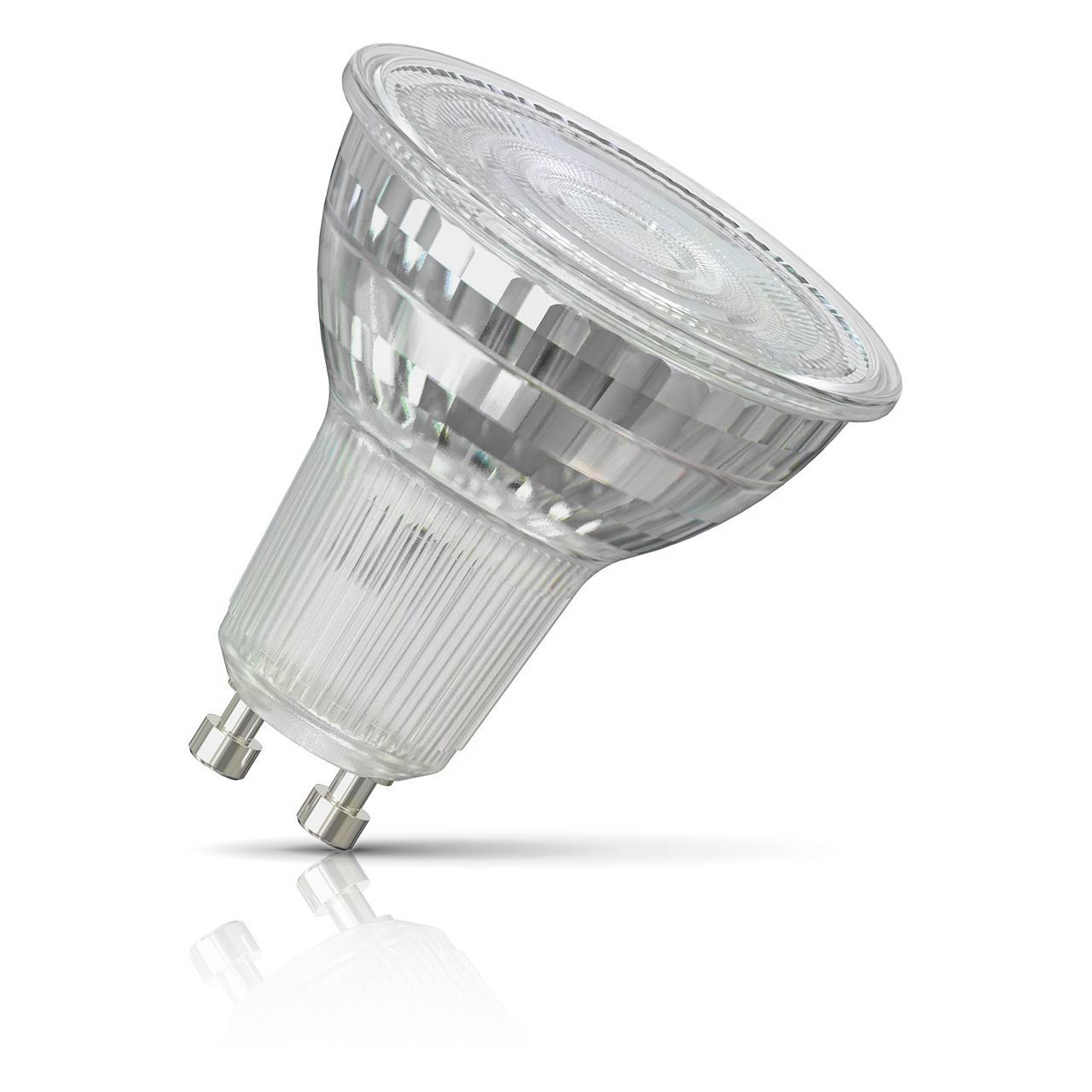 Crompton GU10 Spotlight LED Light Bulb 3.7W 6500K Daylight Full Glass 50W Eqv Halogen Replacement