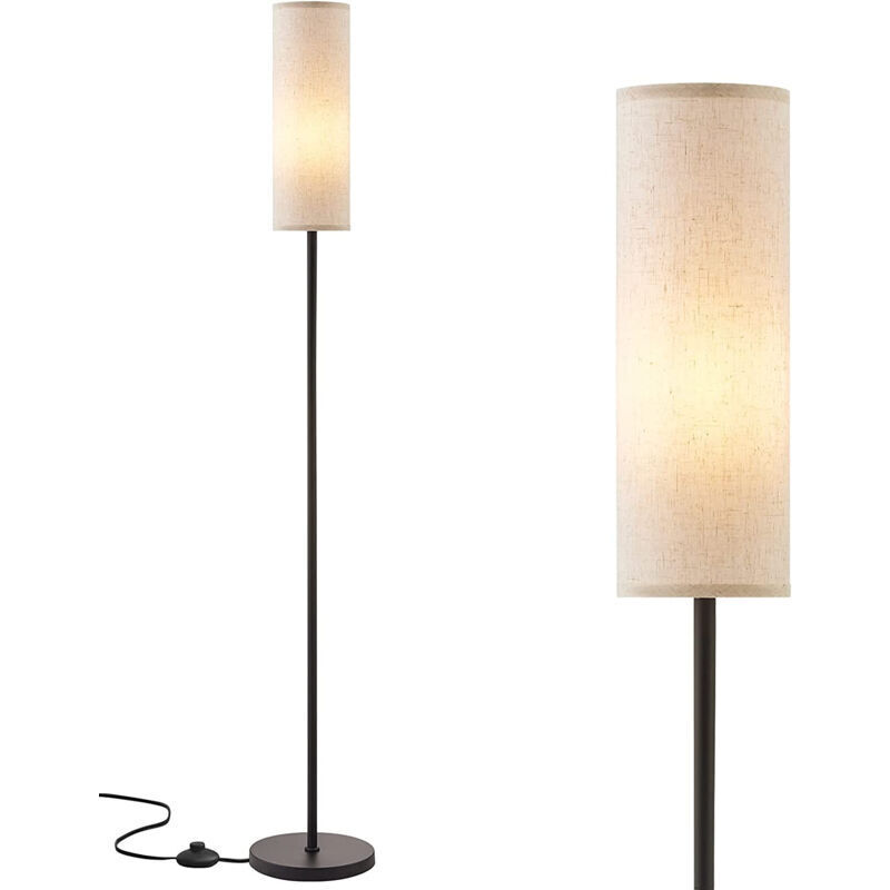 Modern living room floor lamp - Floor lamps for tall bedrooms, modern floor lamps with lampshades, children's room, reading lamp, minimalist floor