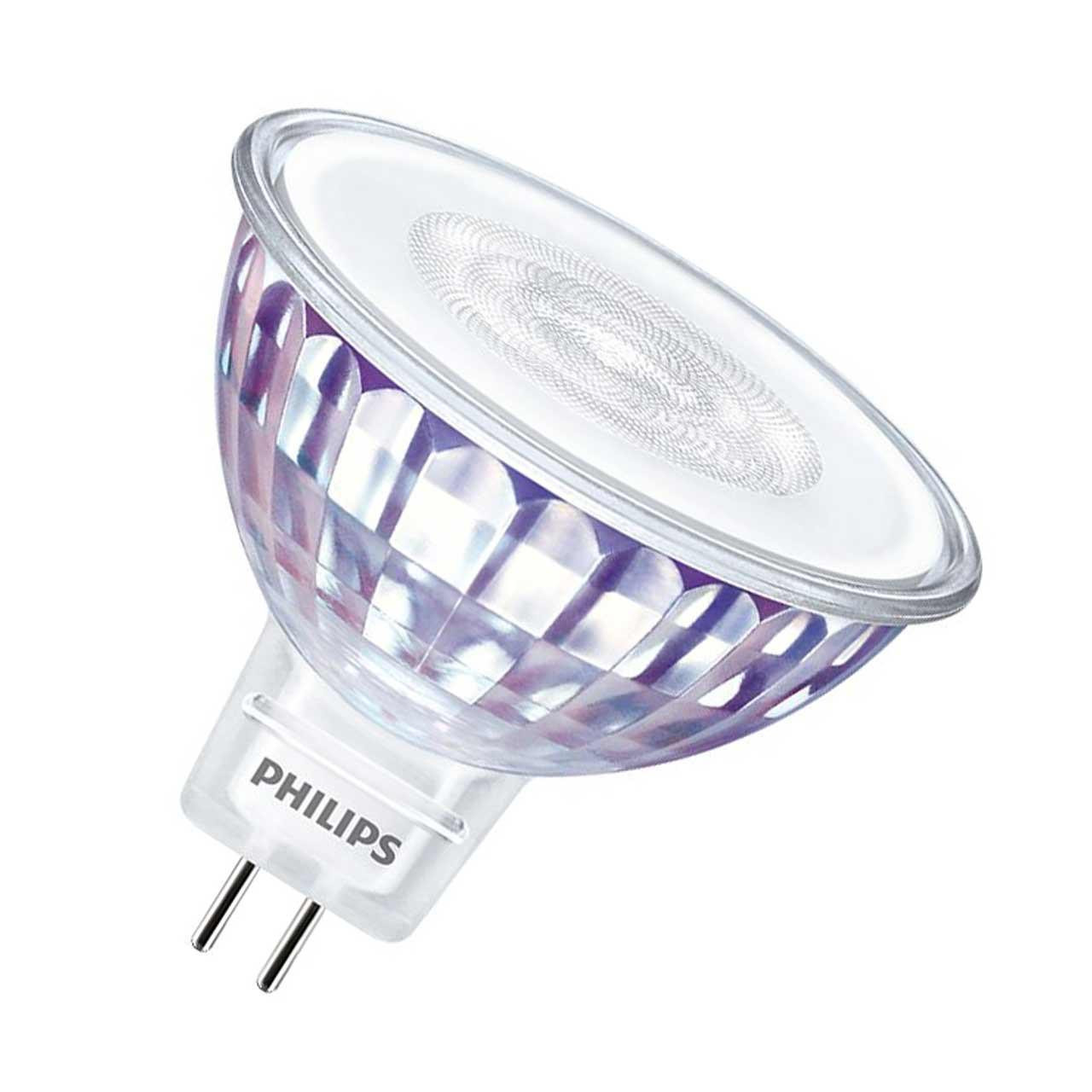 Philips CorePro LED MR16 Spotlight GU5.3 12V 7W (50W Eqv) 4000K Cool White Clear